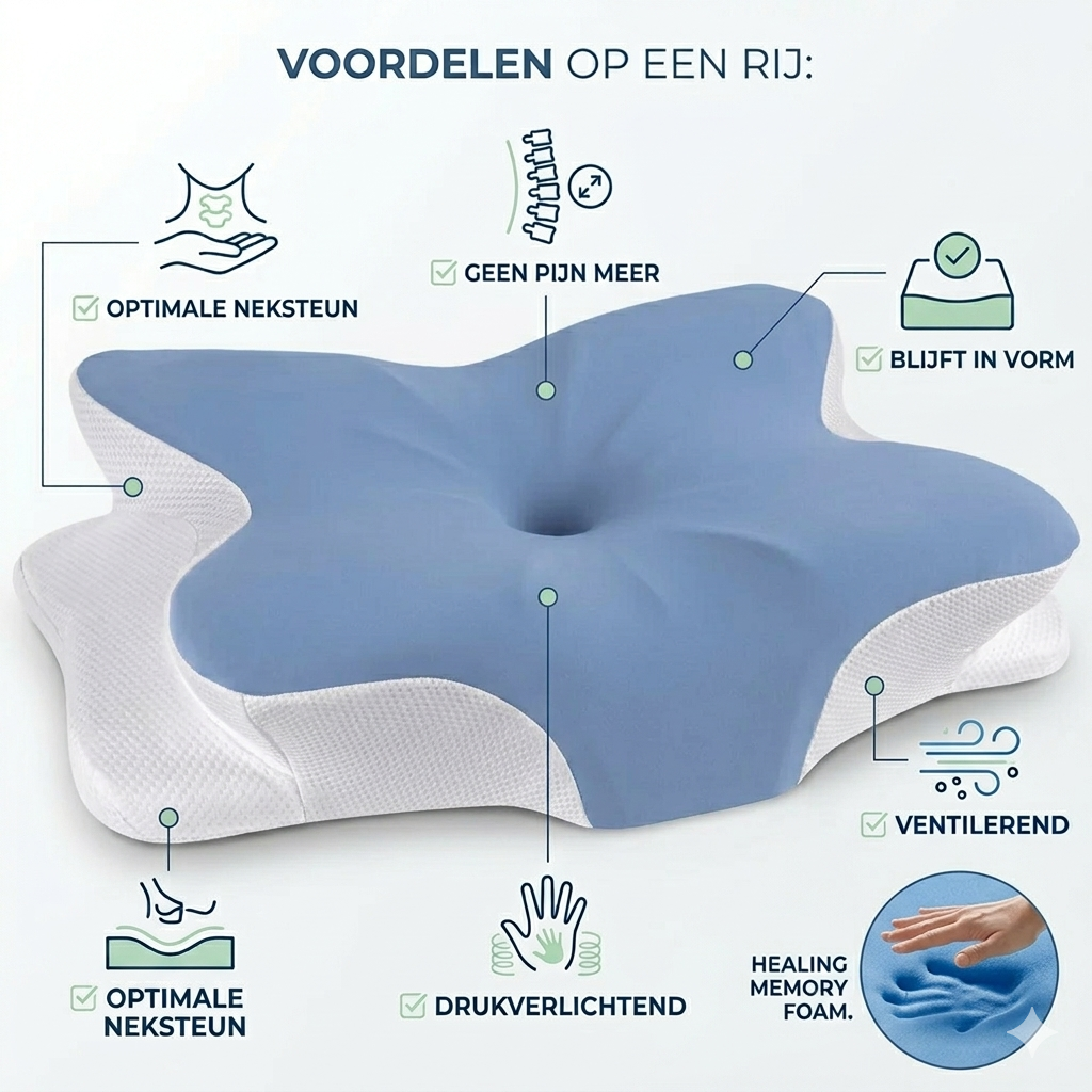 Orthopedische traagschuim kussen