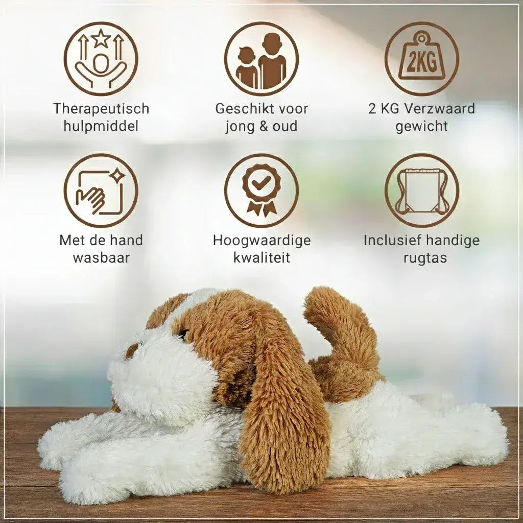 Kyendo Verzwaringsknuffel Hond 2kg