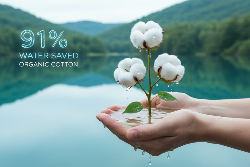 Water conservation - organic cotton